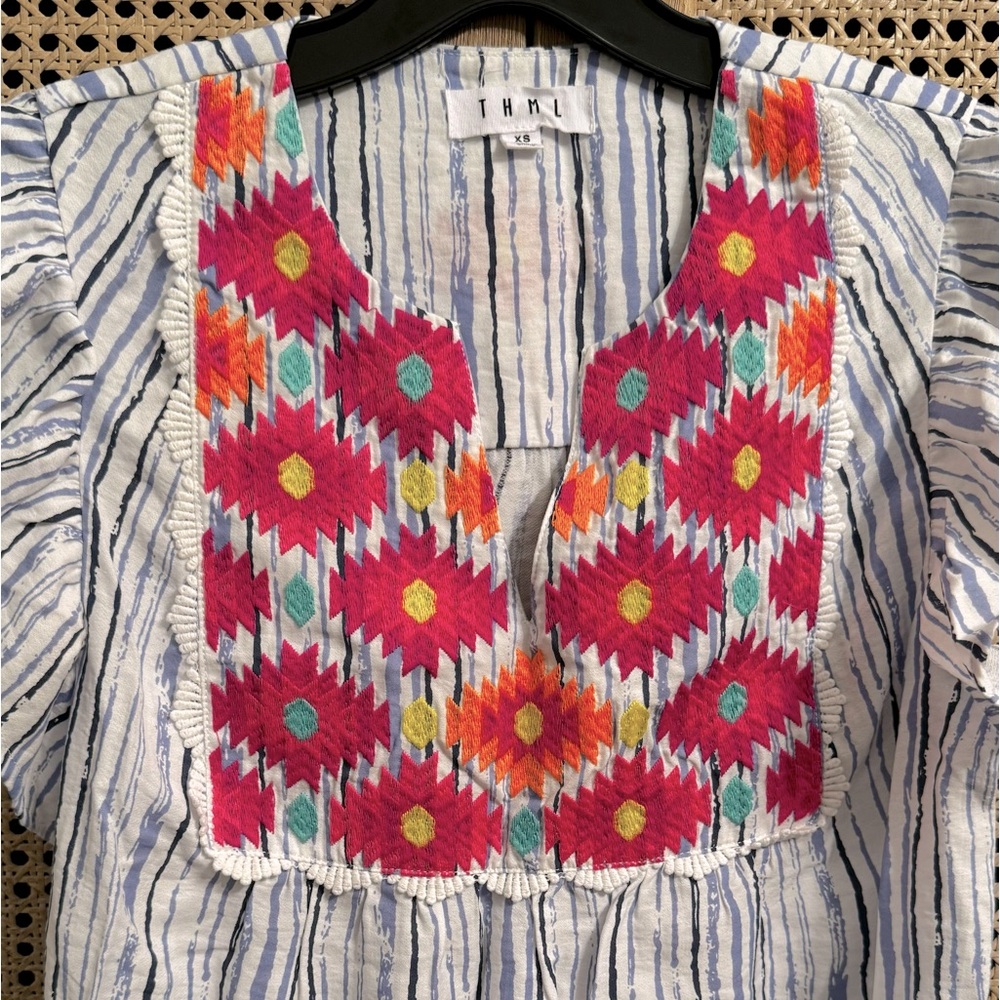 Thml Embedded Ruffle Top Size Xs - image 7